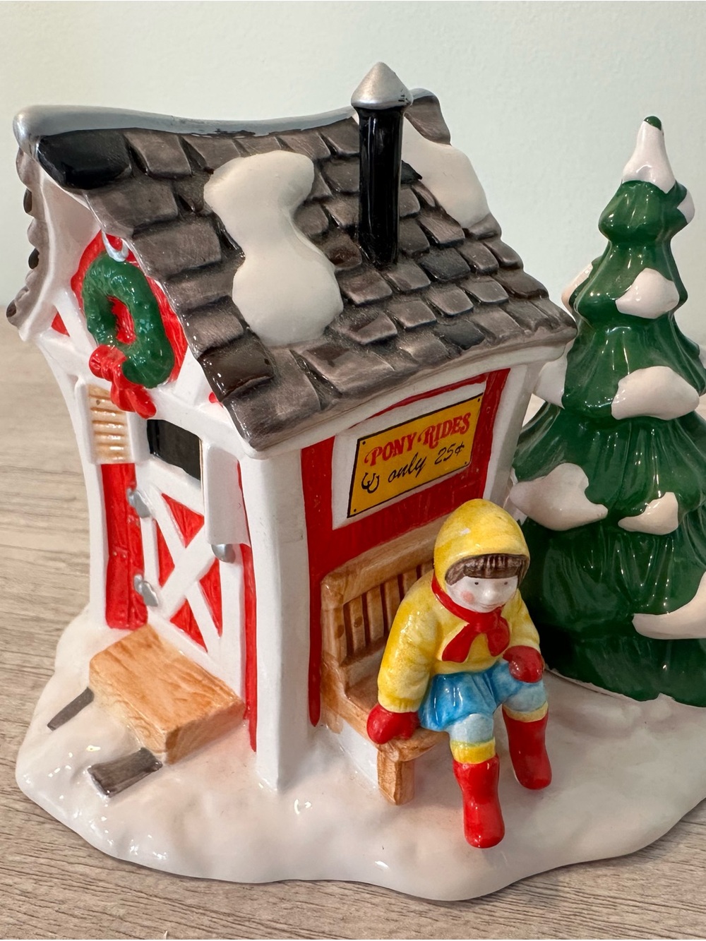 Department 56 Snow Village - Pint Size Pony Rides - Picture 4 of 7